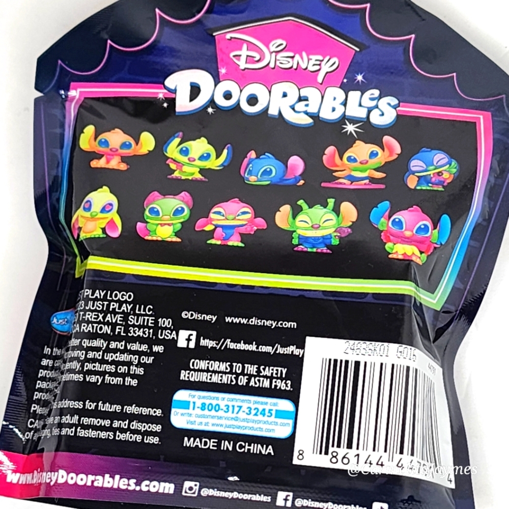 Disney Doorables Disney's Stitch Blacklight Mystery Blind Bag ☆》BNIB《☆ - Picture 2 of 2